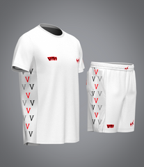 Ensemble Red Scarface Blanc