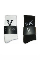 Pack chaussettes noir et blanc